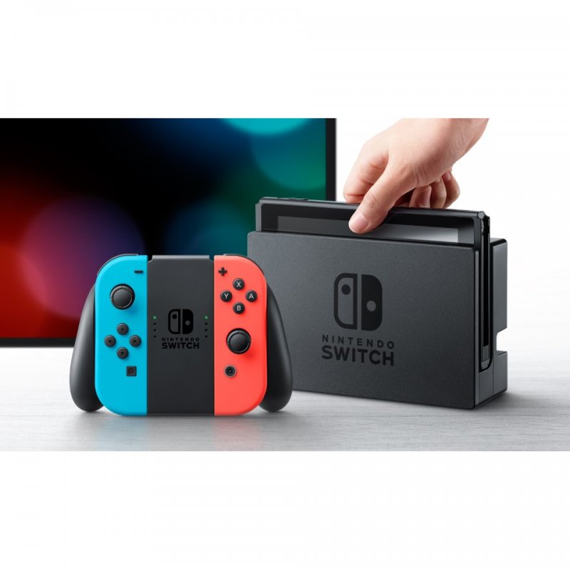 Nintendo Switch Azul Néon/Vermelho Néon V3