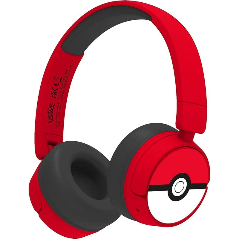 OTL Technologies Pokeball Pokémon Auriculares Infantiles Inalámbricos  Plegables