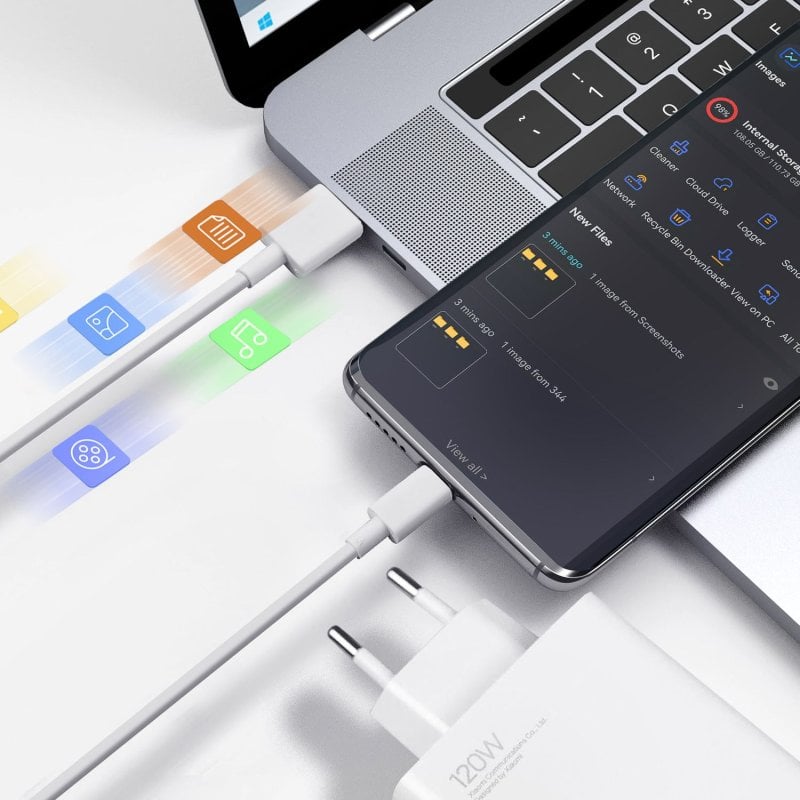 Caricatore USB-C 20W compatibile con Xiaomi Mi Pad 2, 3000mA, USB-PD, carica veloce