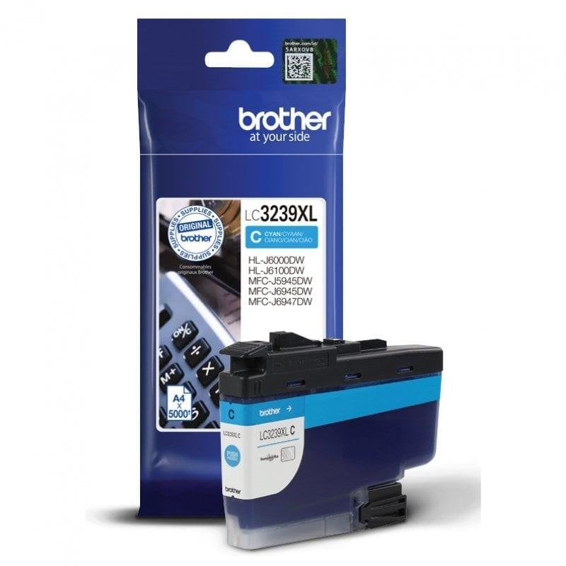Cartouche Tinta Original Brother LC3239XLC Cyan