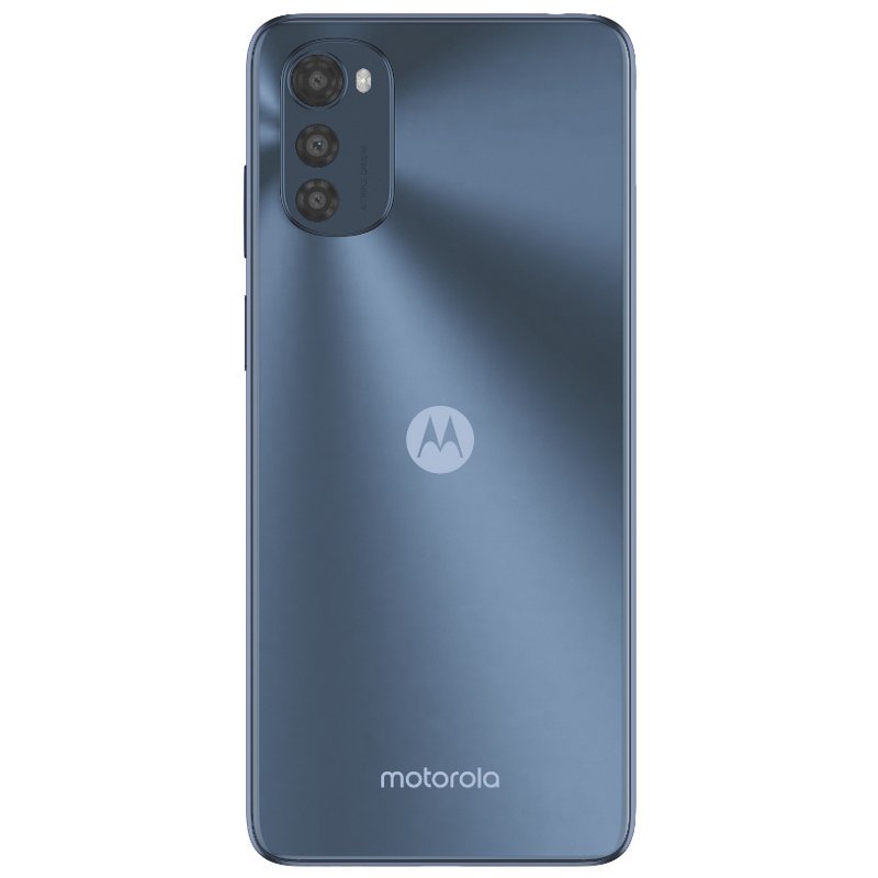 Custodia Motorola Moto E32 / E32S – Cover Antiurdo Trasparente Con Bordo Rigido TPU+PC, Blu