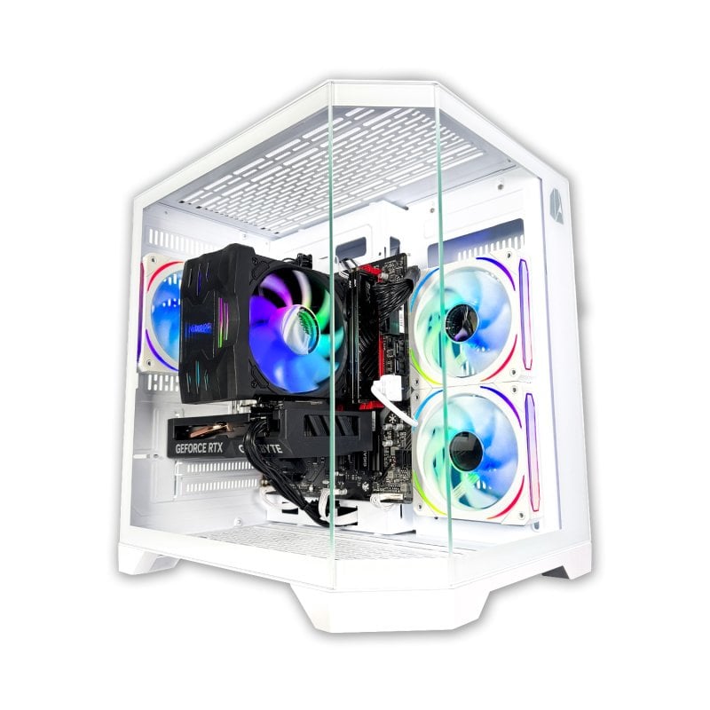 Bienvenue dans la gamme Advanced. Découvrez tout son potentiel de l'utilisation quotidienne à une utilisation plus exigeante. Lancez-vous dans le monde du jeu de la manière la plus simple et la plus économique. Conçue par nos experts comme la gamme la plus polyvalente conçue pour vous. Jouez à vos jeux préférés et les plus populaires. Profitez-en en FULL HD avec de bons FPS et sans à-coups. Préparés pour des sessions intensives ils sont les Nitropc parfaits pour débuter dans le gaming compétitif. Qu'il s'agisse de se former pour devenir professionnel ou de se lancer dans le monde du streaming et du montage vidéo vous le ferez avec un Nitropc qui ne sera pas en reste. Spécifications Nitropc Advanced Nitro Plus Processeur Intel Core i5-12400 F (6 cœurs 12 fils 2 5 GHz jusqu'à 4 4 GHz) Dissipateur thermique refroidissement liquide RVB (radiateur 120 mm) Carte mère Puce B660 Carte graphique NVIDIA GeForce RTX 3050 8 Go Mémoire RAM 16 Go (2 x 8 Go) DDR4 à 3 200 MHz Stockage M.2 2 To NVMe Ventilateurs...