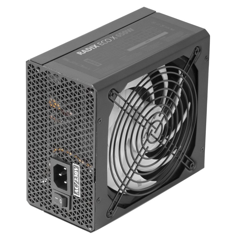 Sursa de alimentare PC, TACENS, Radix Eco X, 650W, Negru, 200-240V