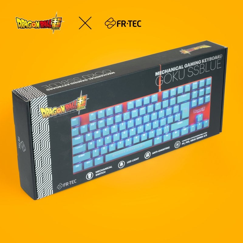 Dragon Ball Super Teclado Mecânico para Jogos, Mouse Piano