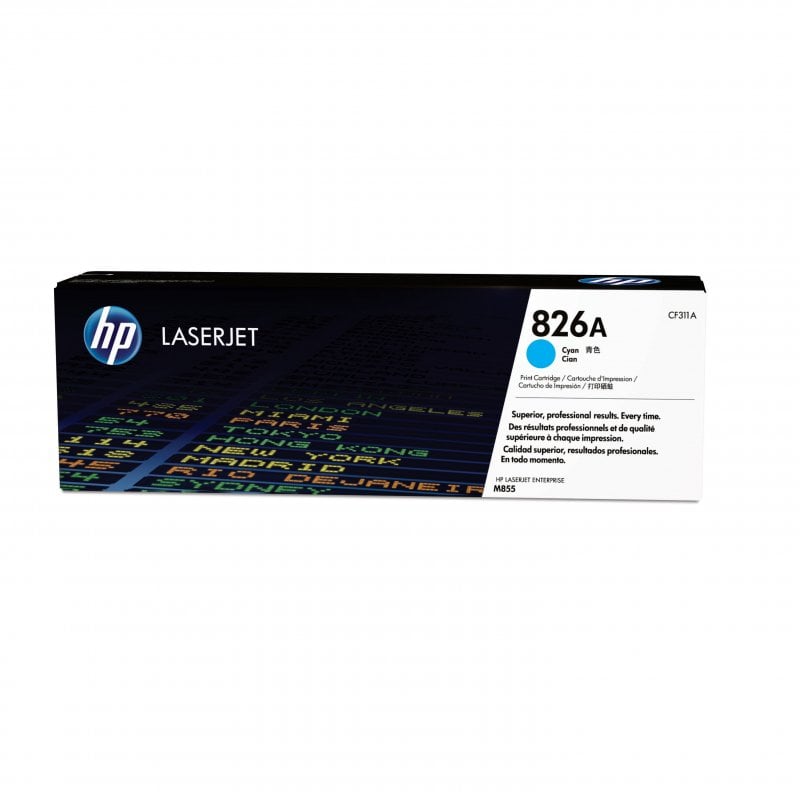 Tóner Original HP 826A Cian