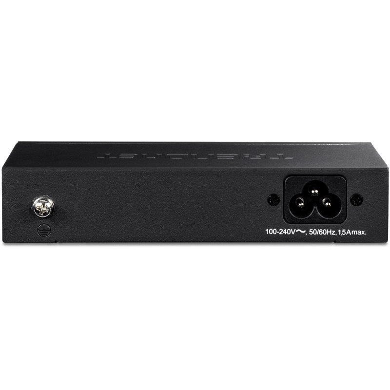 TRENDnet TPE-S50 6-Port PoE+ Switch – 4x PoE Poorten, 60W Budget, Fast Ethernet