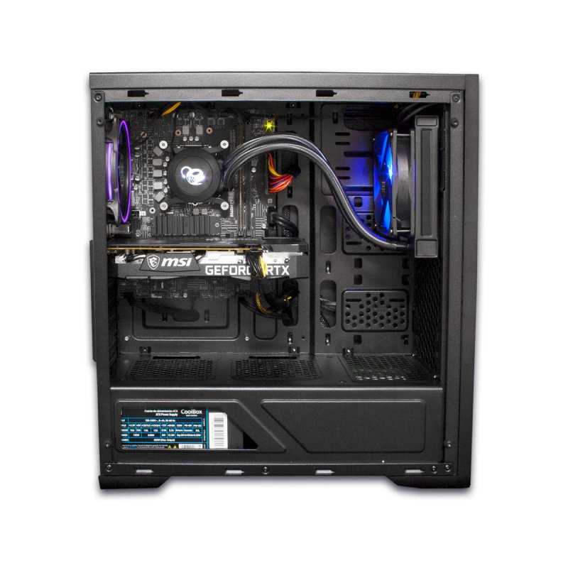 Custodia COOLBOX DeepGaming Per SSD M2 NVMe, USB 3.1 Gen2 10Gbps, Alluminio Con Luce RGB, Compatibile 2230-2280