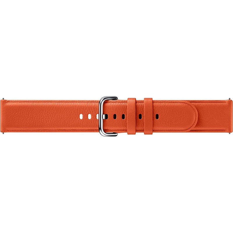 Samsung ET SLR82 Correa de Piel Naranja para Galaxy Watch Active 2