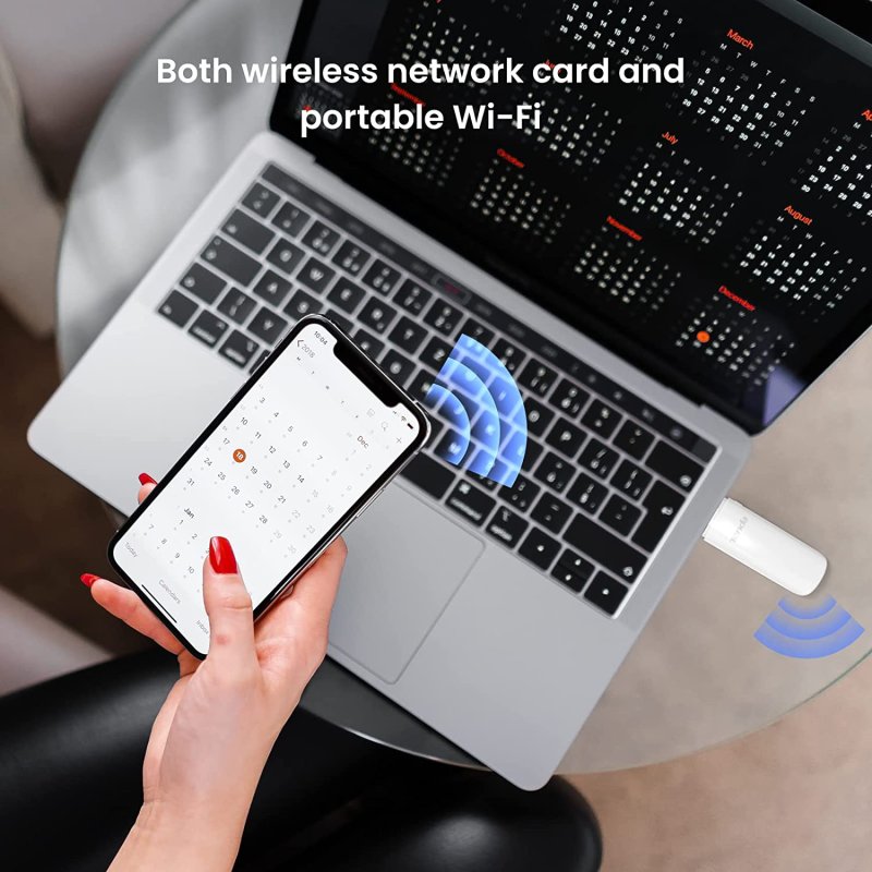 Zyxel Adaptateur USB WiFi 6 AX1800 – Support MU-MIMO, OFDMA pour Une expérience réseau sans décalage. Sécurité avancée du cryptage WPA2/WPA3 [NWD7605