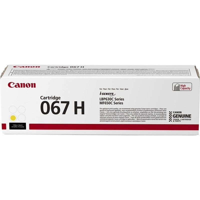 Image of Canon 067H toner 1 pz Originale Giallo