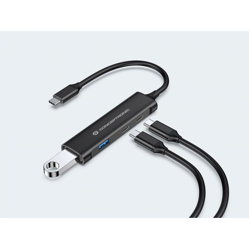 Conceptronic HUB USB a Gigabit Ethernet USB-C | LIFE Informàtica