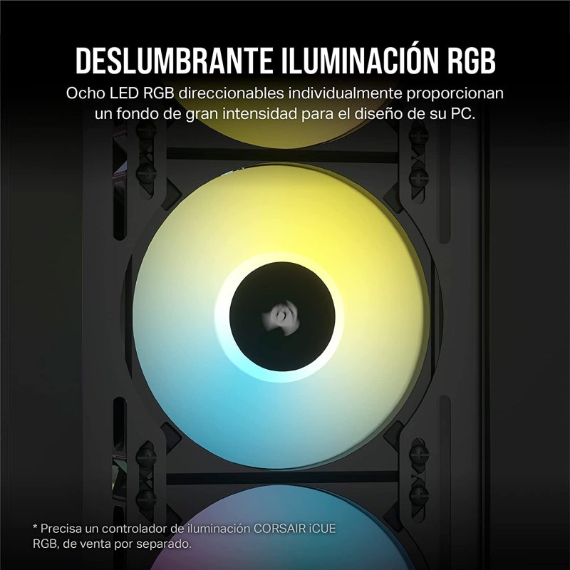 Corsair AF120 SLIM Ventilador Con Rodamiento Dinámico Líquido PWM 120mm