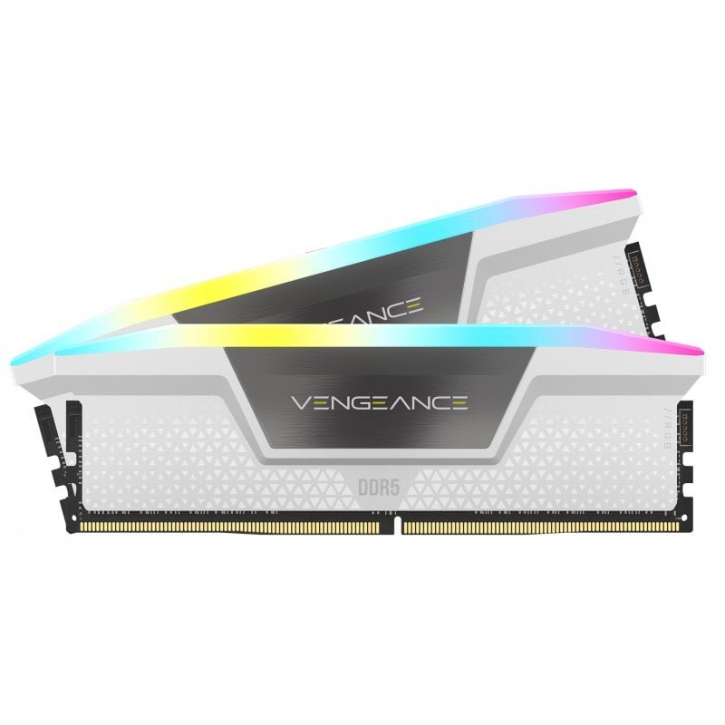 Memoria RAM Corsair Vengeance RGB White DDR5 5200MHz 32GB 2x16GB