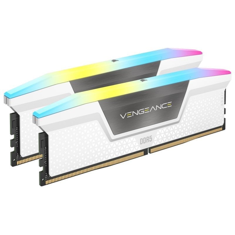 Corsair Vengeance RGB Bianco DDR5 6000 MHz 32 GB 2x16 GB CL40 video