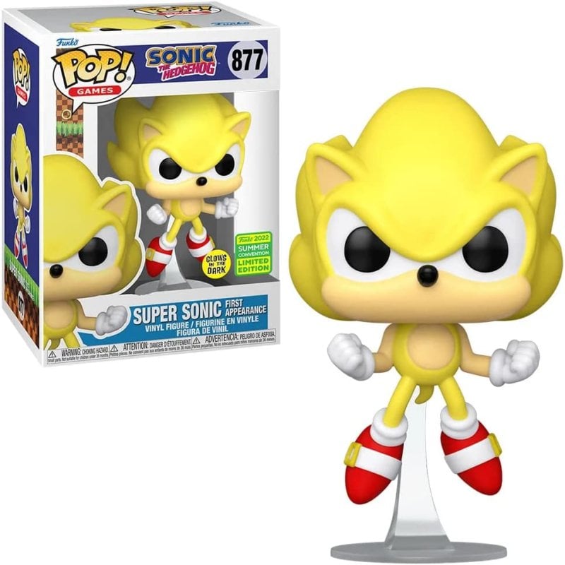 Funko Pop Sonic the Hedgehog Super Sonic primeira aparição