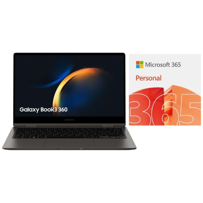 Samsung Galaxy Book3 360 Intel Evo Core i5-1340P/16 GB/512GB SSD/13.3" Táctil Windows 11 + Regalo Microsoft 365