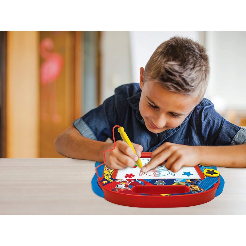 Clementoni - Pizarra magnetica, diseño Paw Patrol, La Patrulla Canina, a Partir de 4 años (15112), Multicolor, Talla única