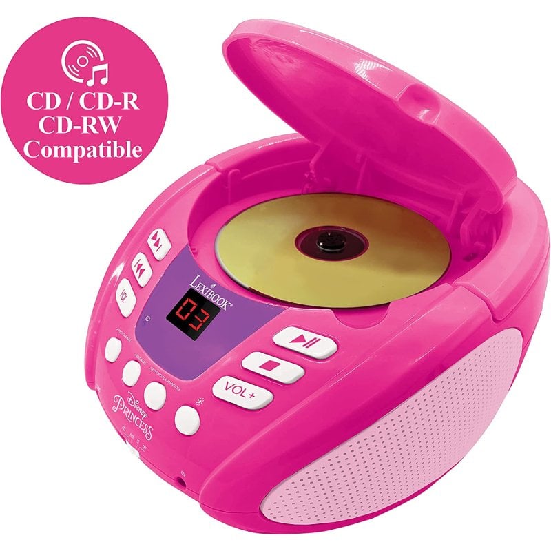 LEXIBOOK Radio reproductor CD y Bluetooth Patrulla Canina