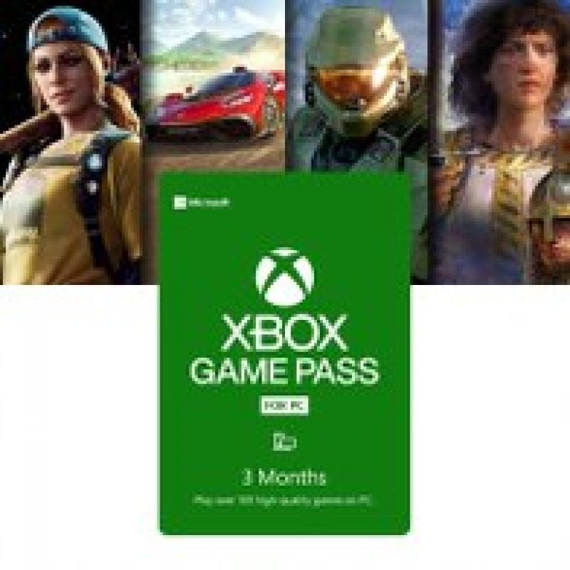 Xbox Game Pass Microsoft 3 Meses para PC