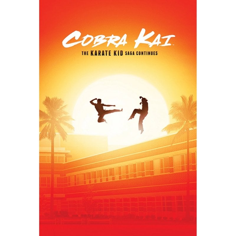 Image of Maxi poster piramidale Cobra Kai La saga di Karate Kid continua 91,5x61 cm cod079