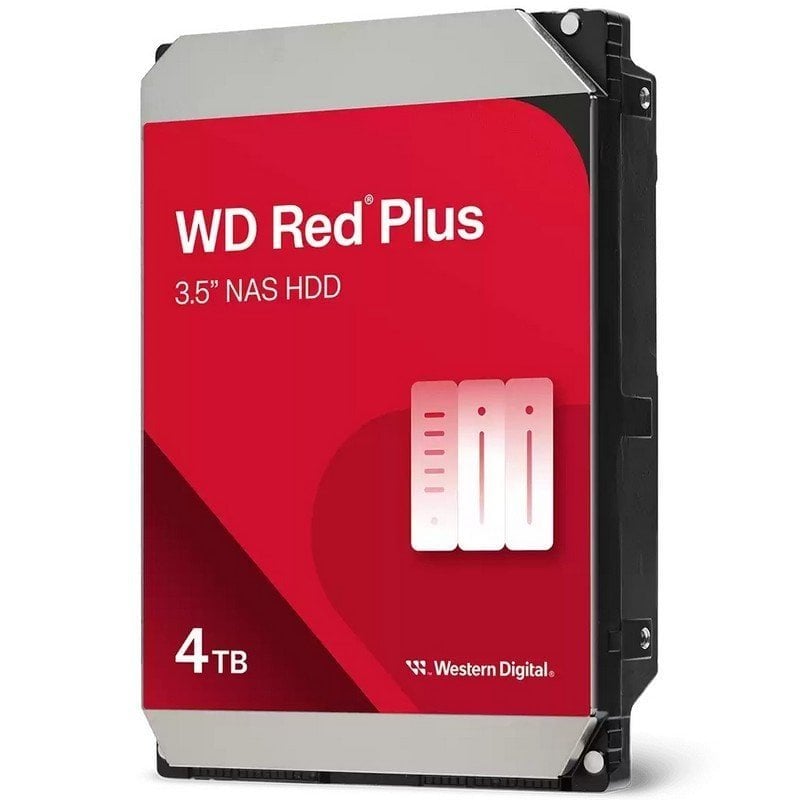 Image of WD rosso Plus 3,5" 4TB SATA 3