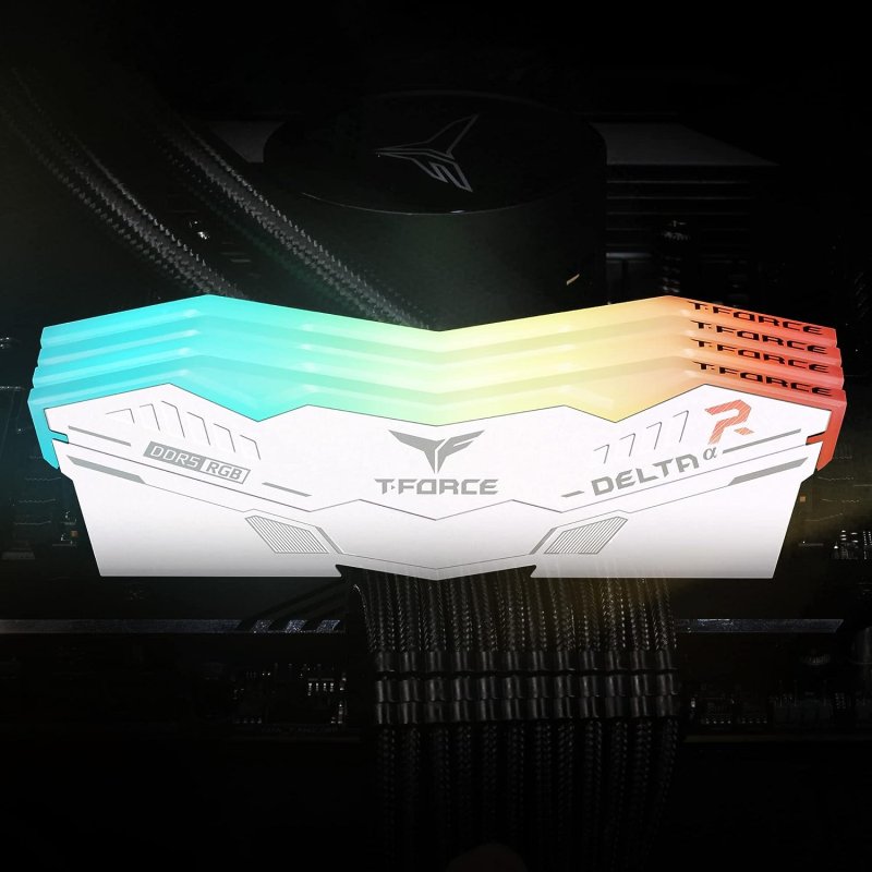 Delta Rvb Team Group T-Force Delta Alpha DDR5 RVB 6000 MHz PC5-48000 32 Go 2 x 16 ...