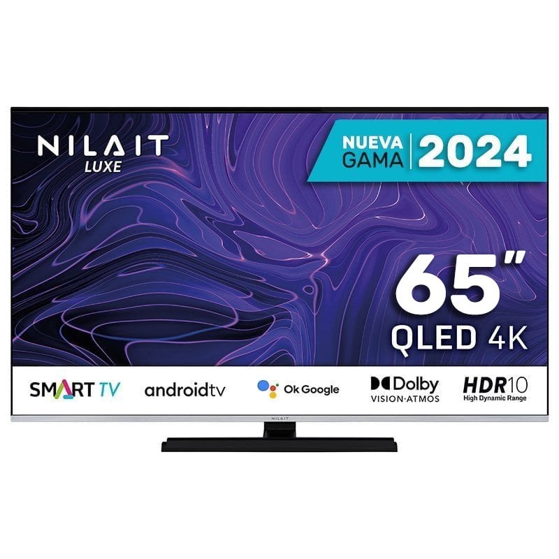 Nilait Luxe NI-65UB8002S 65" QLED UltraHD 4K HDR10 SUBWOOFER MEMC Smart TV