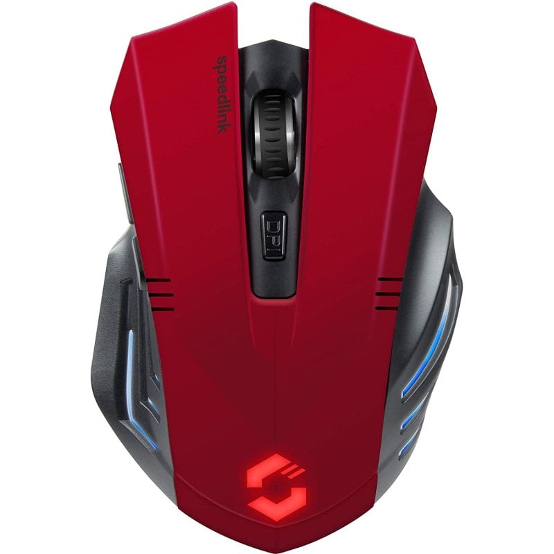 Image of Mouse da gioco wireless Speedlink Fortus nero/rosso