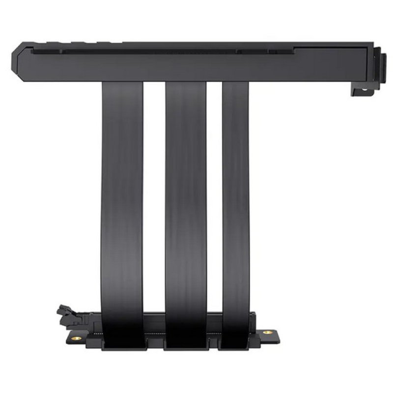 Gaine Verticale Pour Câbles De Bureau - 80 Cm, Flexible, Noir, Avec Socle Et Adaptateur De Fixation