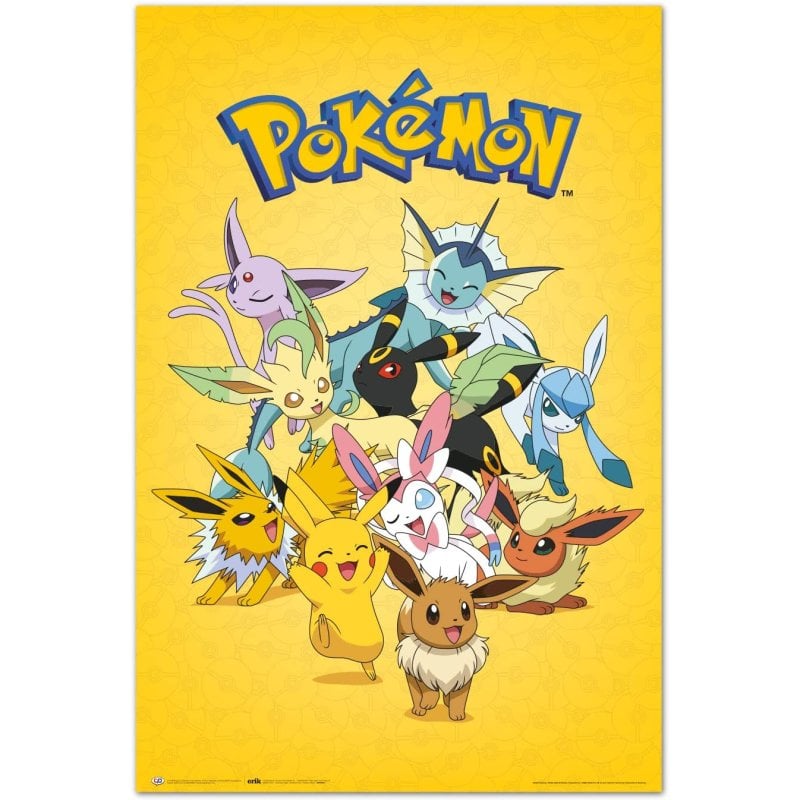 POKÉMON - Todas as evoluções da Eevee! - Blog Collections