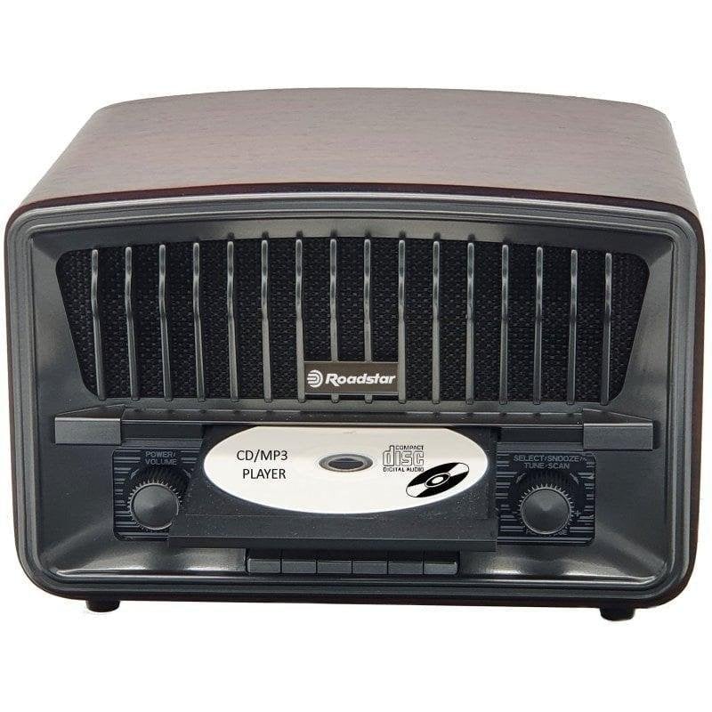 Radio CD Portable Vintage DAB+/FM Lecteur CD MP3 Bluetooth USB Télécommande Bois Roadstar HRA 270CD MP3CD+BT