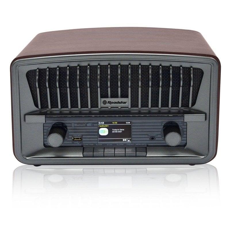 Roadstar Microchaîne HRA-270D+BT 4W RMS Marron - vue 1