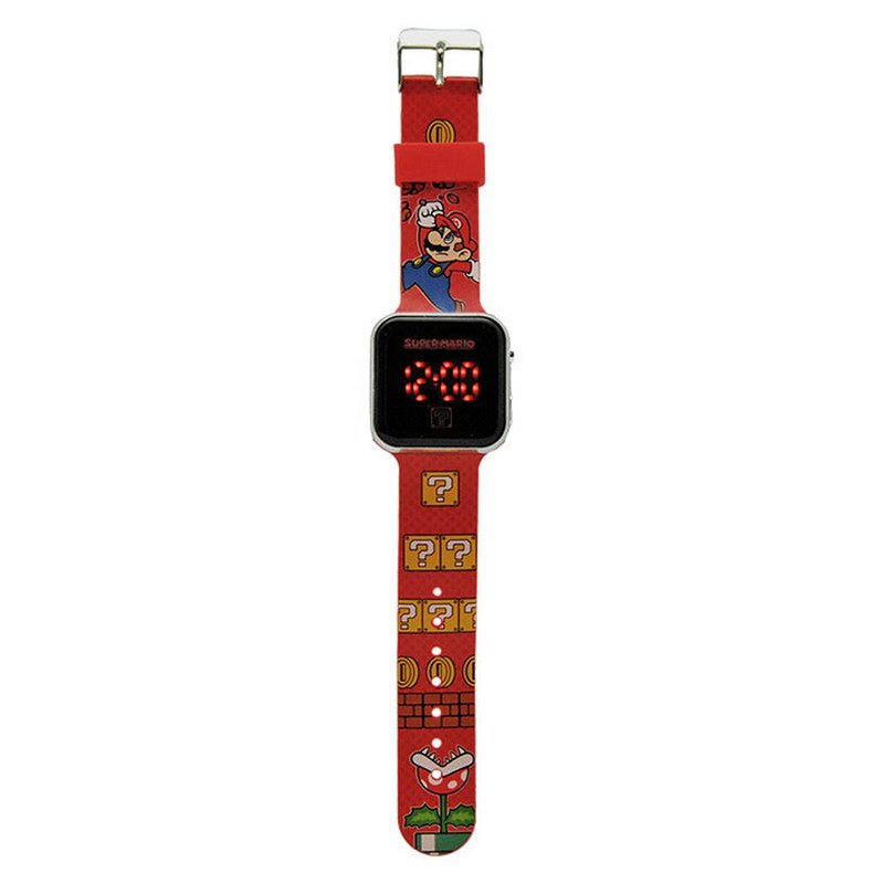 Kids-licensing Montre à DEL Super Mario pour pour garçon