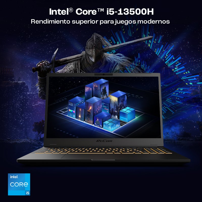 PcCom Revolt 4050 Intel Core i5-13500H/16GB/500GB SSD/RTX 4050/15,6 ...