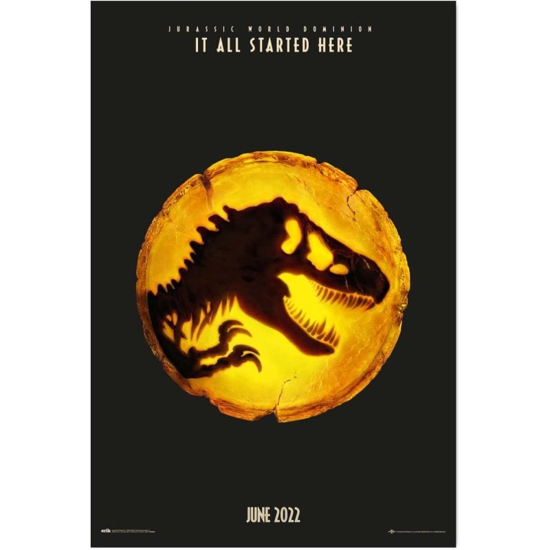 Image of Poster Erik Jurassic World Dominion 91,5x61 cm cod079
