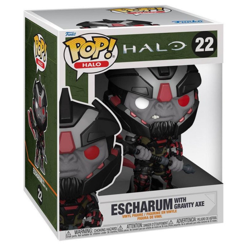 Funko POP! : Halo Infinite The Weapon #026 Glow in The Dark Exclusive Vinyl Figure Protector and Box Include, Blue, small 3.85in