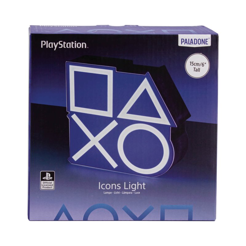 PlayStation Gift Set - Icon Light, Water Bottle & Stickers | Official Sony Merchandise
