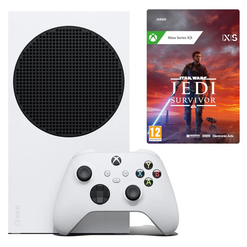 Microsoft Xbox Series S 512GB + STAR WARS Jedi: Survivor Standard Edition Download digitale video