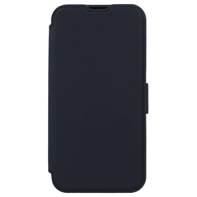 Funda para móvil La Casa de las Carcasas Libro Suave Piel Negra para iPhone 14