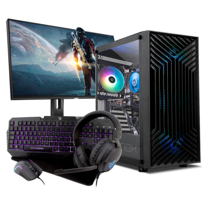 Image of PC Racing Pack Office Pro Intel Core i5-11400/16GB/1TB SSD + monitor FullHD da 24" + combo gaming