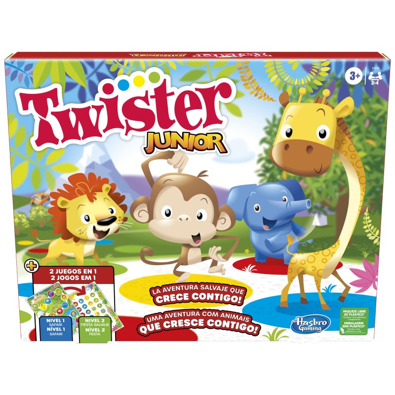 Hasbro Gaming Twister Junior Multilin Version