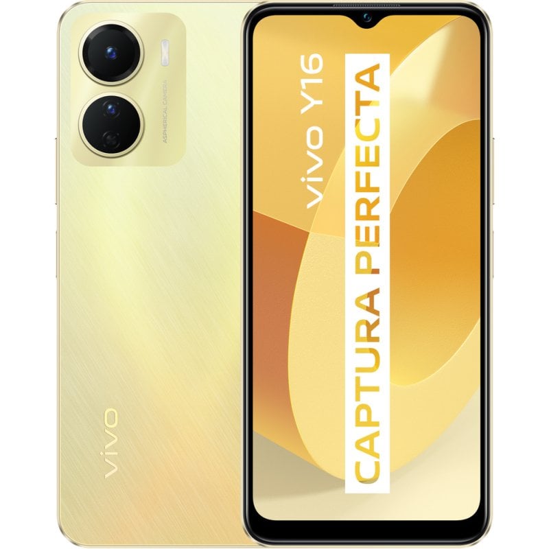 Image of Vivo Y16 4/128 GB Drizzling oro sbloccato