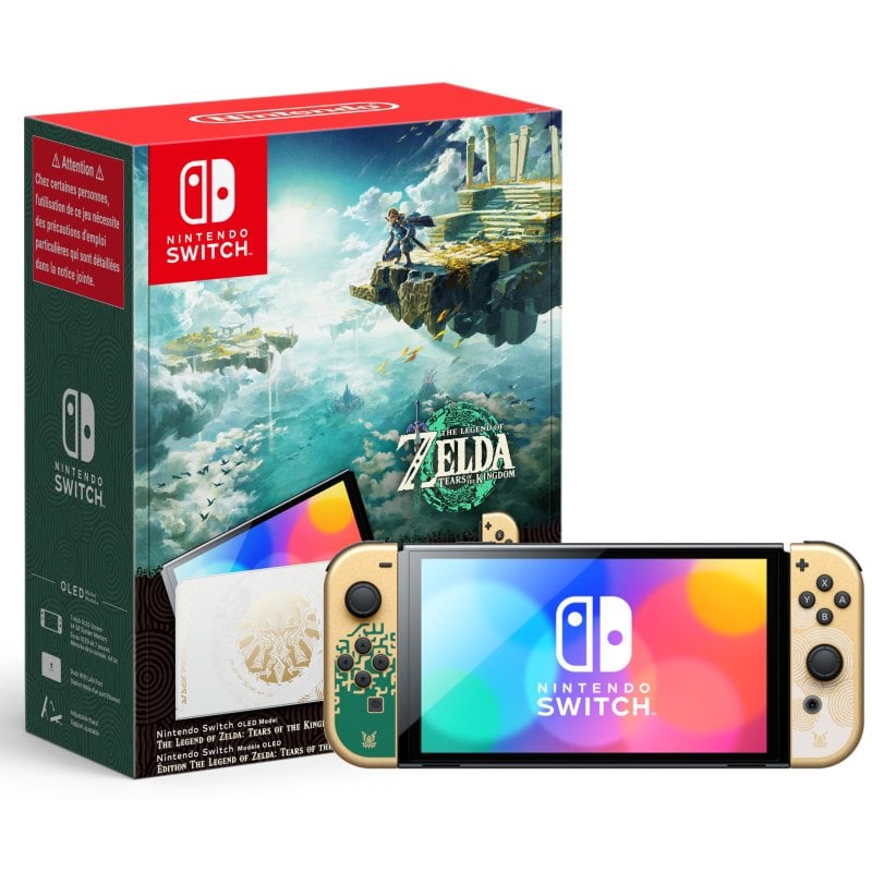 Nintendo Switch OLED Edição Limitada + Jogo The Legend of Zelda