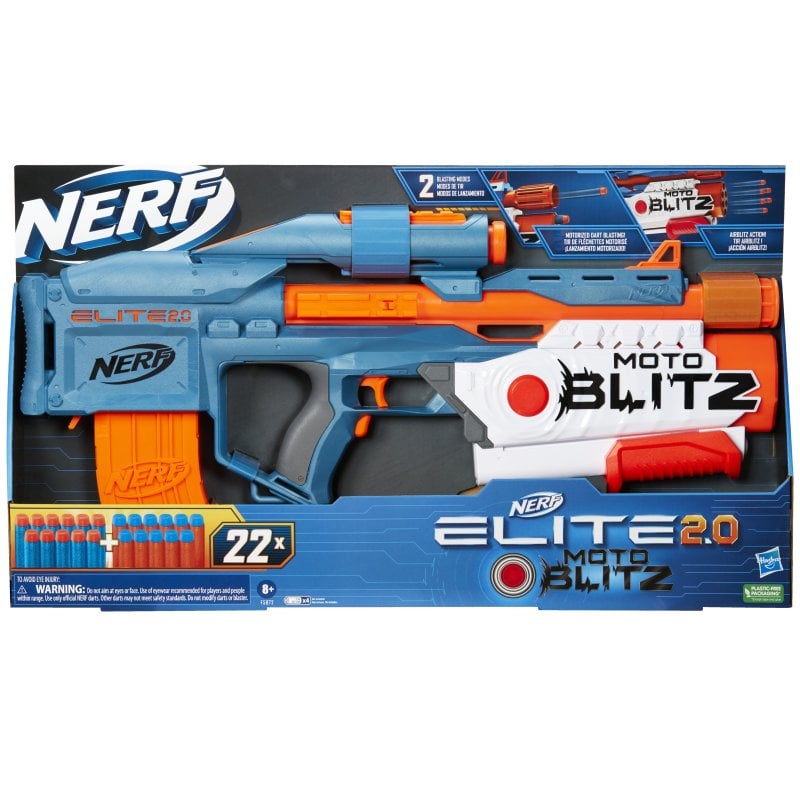 Lanzador de dardos Nerf Elite 2.0 Prospect QS-4 + 8 dardos