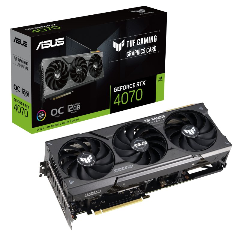 ASUS TUF Gaming GeForce RTX 4070 Édition OC 12 Go GDDR6X DLSS3