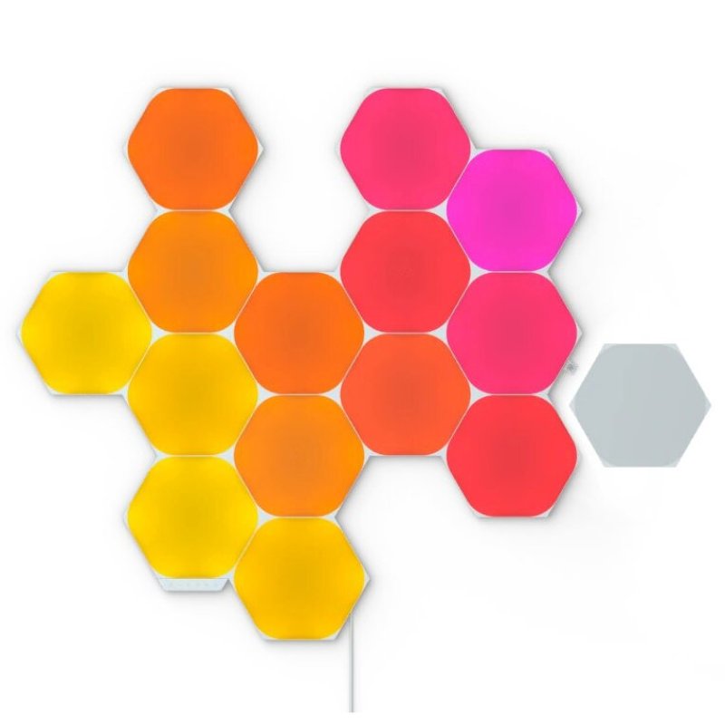 Nanoleaf Shapes Hexagonal Starter Kit 15 painéis de LED