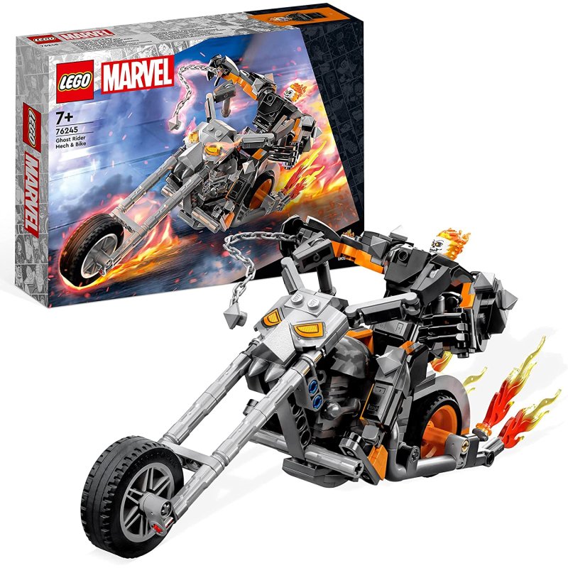 Moto Lego Marvel Mech et Ghost Rider