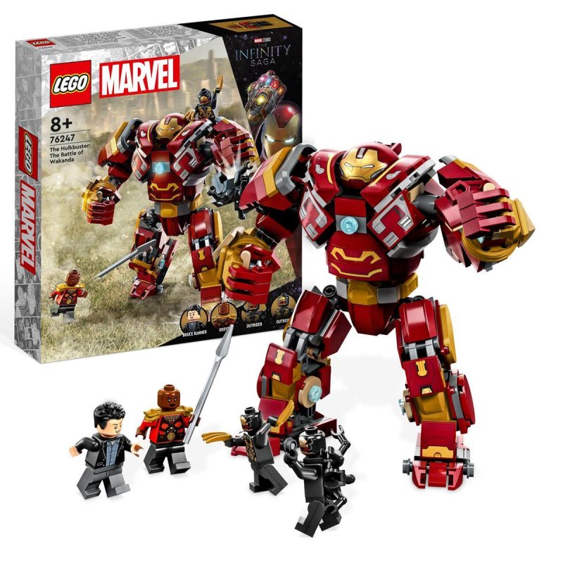 Image of LEGO® Marvel 76247 Hulkbuster: Battaglia per il Wakanda, set di gioco costruibile (385 pezzi) cod079