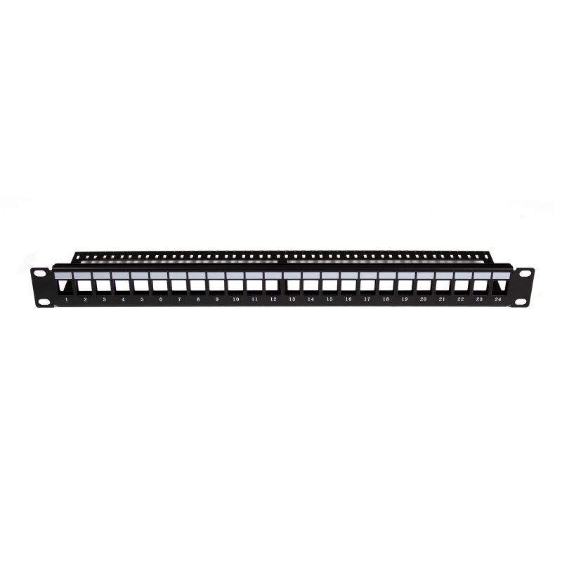 Lapara LA-4010206 Patch Panel para Rack 19" 1U Vacío 24 Puertos Slim ...
