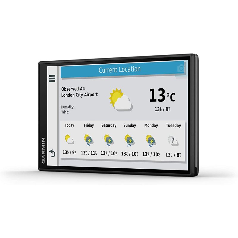 Navitech Custodia Viola Per GPS Garmin DriveSmart 55 MT-S 5.5 - Protettiva Con Tasca E Cinghie
